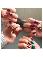 アンバー 三軒茶屋(umber)/大人気！夏のべっ甲ネイル☆