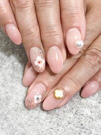 お花ネイル