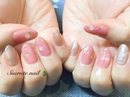 クリスマスネイル　¥8500