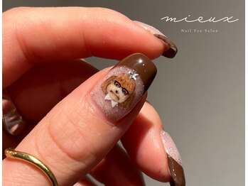 ミュー(mieux)/手描きプードル