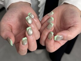 グリーンマグネットにフレンチ