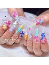 ネイルサロンラグジュアリー 梅田店(LUXURY)/カラフルクロム