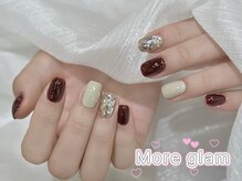 モアグラム 池袋東口店(More Glam)/プラムカラーネイル