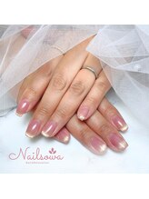 ソワ(sowa)/くすみピンクで大人可愛いネイル