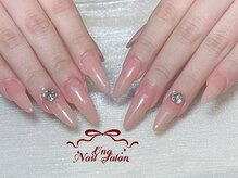 ウナネイルサロン 渋谷店(Una nail salon)/チップ長さだしワンカラーパーツ