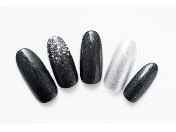 ネイルサロンディーバ 石橋店(Diva)/10本先端ラメアート￥5,940 