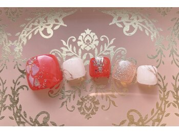 サロンドエス(Salon’d S.)/シェルが映えるシンプルアート