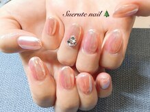 スエルテ ネイルサロン 北千住店/オーロラミラーネイル ¥7000