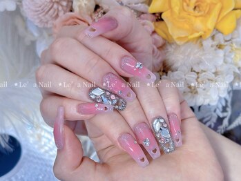 レアネイル 渋谷店(Le’a nail)/埋め尽くし☆ハートネイル