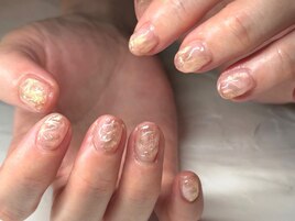 ぷっくりニュアンスネイル