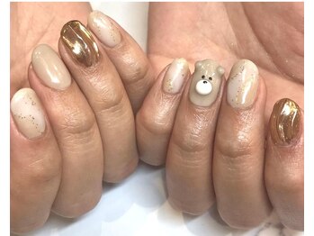 ネイルクイックオアシス ペリエ千葉店/ハンドジェルコース+アート