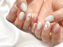 ライトウェーブ 長野駅前店/爽やかな夏ネイル♪