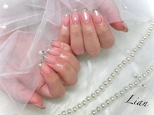 リアン 京都四条河原町店(Lian)/ガラスフレンチネイル