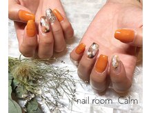 ネイルルーム カーム(nail room Calm)/テラコッタネイル