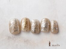 アイネイルズ 横浜EAST店(I-nails)/きらきらシルバーゴールドネイル