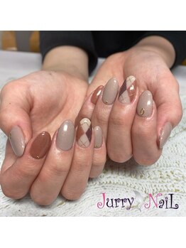 ジュリーネイル 所沢店/アーガイルデザイン