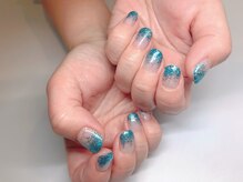 アモールネイル(amor nail)/ラメグラデーション