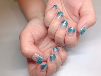 アモールネイル(amor nail)/ラメグラデーション