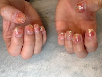 エンジェリック カラーズ(Angelic colors)/ミラーニュアンスネイル☆