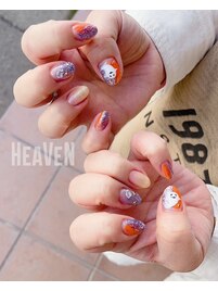 ハロウィンネイル