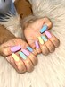 【hand】"10本長さだし"ワンカラーorグラデーション￥9500