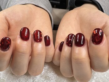 オハナ(OHANA)/赤ネイル