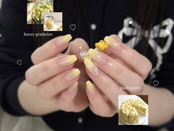 ハニーレモンネイル