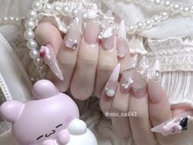 リンドネイル バイ モカ アンド ララ(Lind nail by moca and LaLa)/【mio】ガーリーネイル