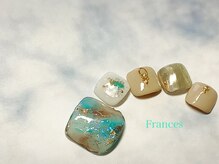 フランセス(Frances)/大理石ネイル