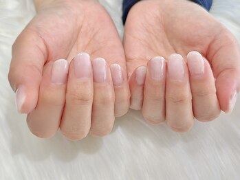 ヒールネイル(heal nail)/白gradation.