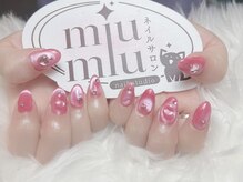 ミュウミュウ(miumiu)/冬×大人可愛いネイル
