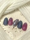 季節のデザインネイル