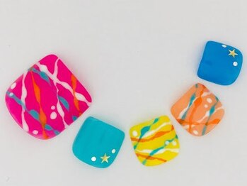 ネイルサロン フラール(Fullard)/656　フット　￥10428