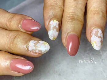 ユイネイル(結Nail)/◆奥行きフラワー◆