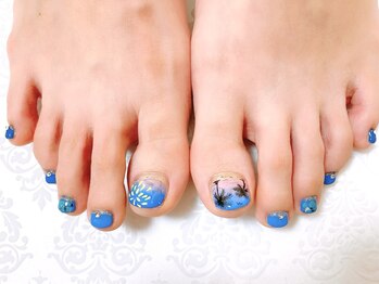 ヤシの木ネイル