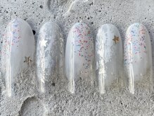 フリークネイル(FREAK Nail)/ホワイトつぶつぶスター ¥6500