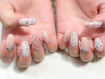 テラス(TERRACE)/キルティングツイードネイル