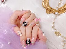 ワンホンネイル 新宿(Rumi Nail)/ドットネイル/リング/推しネイル
