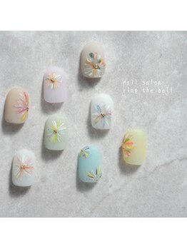 花火のようなお花アート