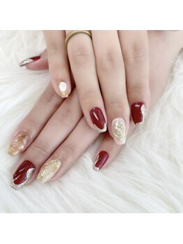 カリスボーテ 関本店/秋ネイル¥8800