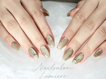 リュミエール(Lumiere)/リボンマグネットネイル