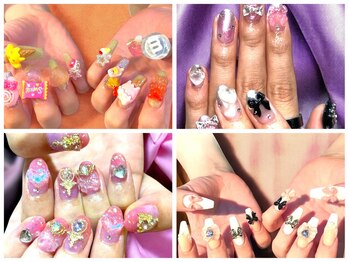 アヤネイルズ アンド アイラッシュ 綱島店(AYA NAILZ.&Eyelash)の写真/持ち込み大歓迎！豊富なカラーやパーツ、デザインで周りと被らない個性派デザインをご提案☆