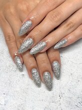 タムタムネイル 本厚木(Tam Tam Nail)/ラメワンカラー