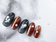 スリー(THREE)/Aug,2020/nail design