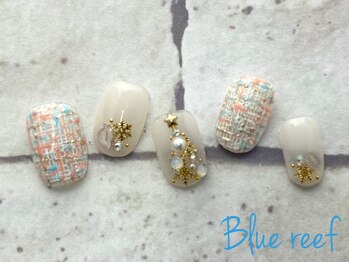 ネイルアンドまつげエクステ ブルーリーフ 四谷三丁目店(Blue Reef)/X'masネイル