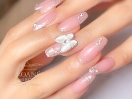フィルインでロングネイルに