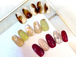 おしゃれべっ甲ネイル☆
