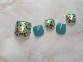 ホログラムフットネイル