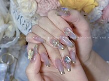 レアネイル 渋谷店(Le’a nail)/ミラーフレンチ