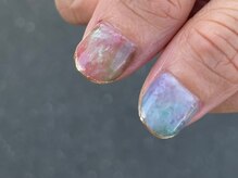 ネイル アトリエ コモード(nail atelier Comodo)/絵画ネイル [モネニュアンス]